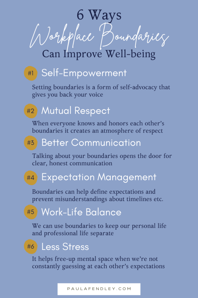 6 ways workplace boundaries can improve well-being